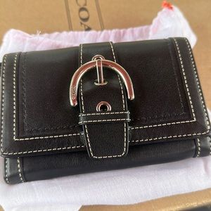 Coach leather wallet